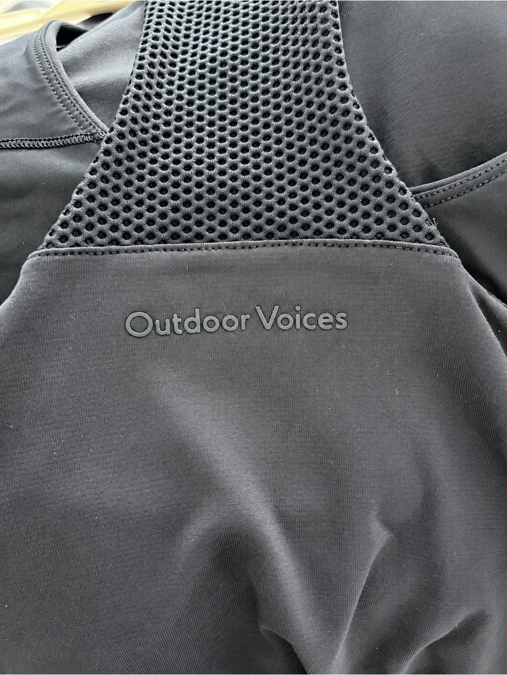 Outdoor Voices Black Exercise Dress Racerback Athletic Activewear Medium